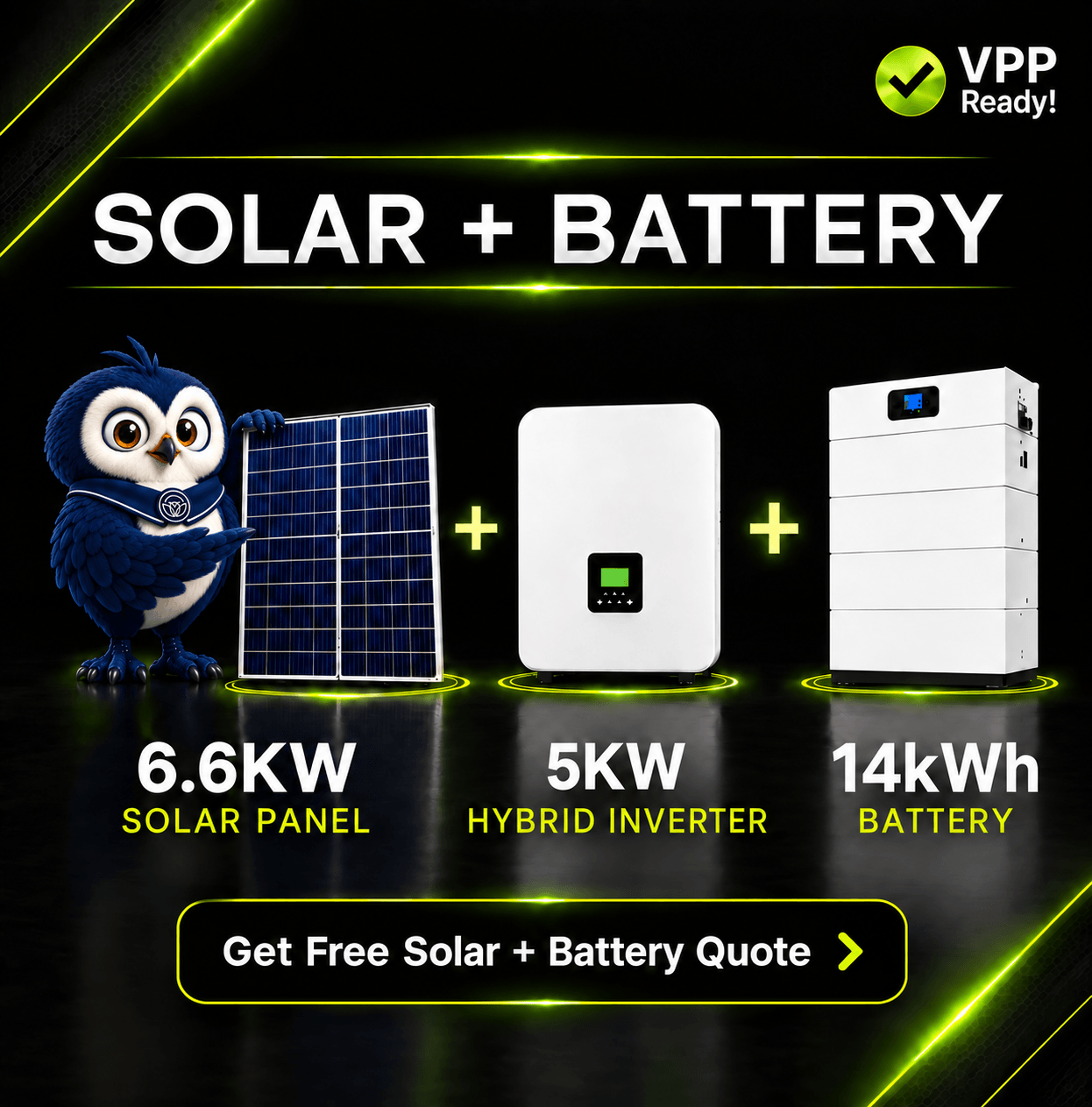 Solar + Battery Mobile Hero Banner